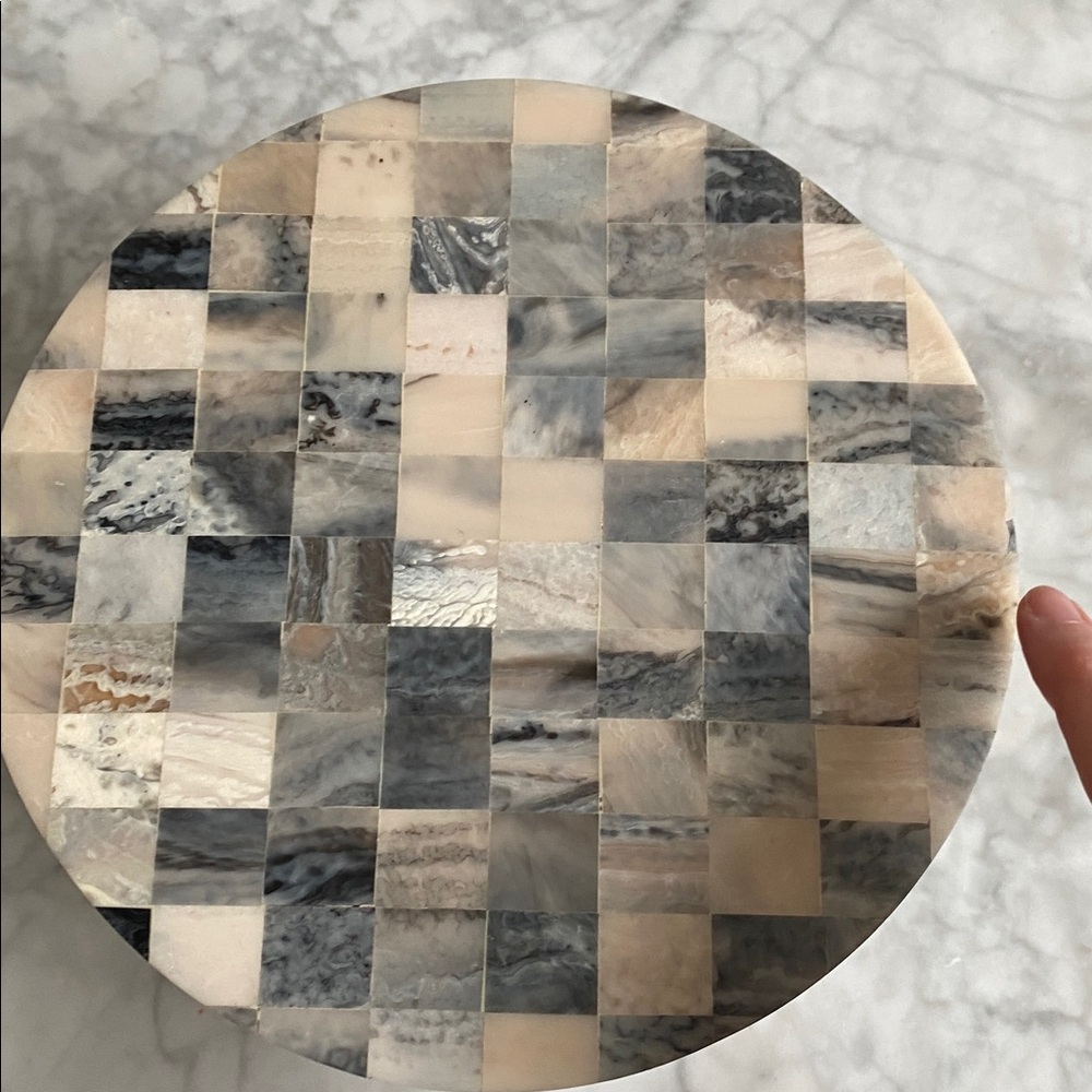 CB2 Resin Round Decorative Box - Picture 10 of 11